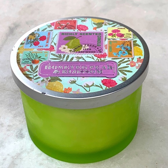 DW HOME CANDLE SPICED HONEYED PEAR AND BLOSSOM 2 WICK RICHLY SCENTED NEW - Picture 2 of 4